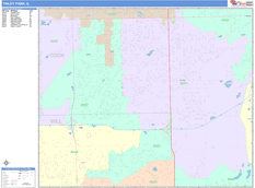 Tinley Park Digital Map Color Cast Style